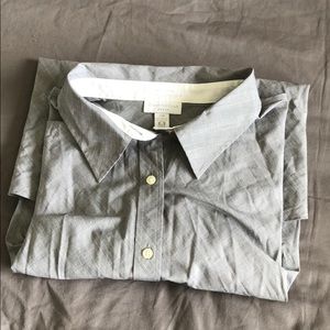 Grey Button Down